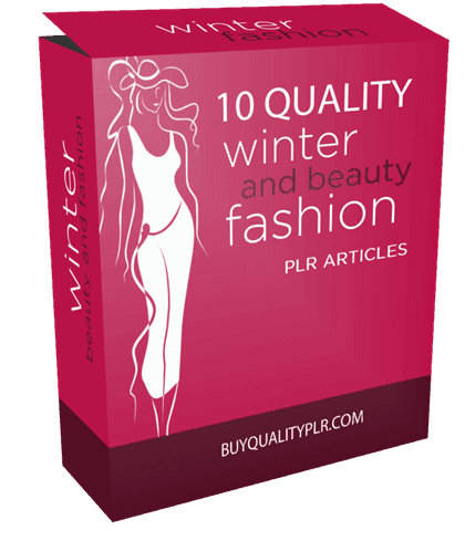 10 Quality Winter Beauty and Fashion PLR Articles