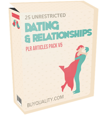 25 unrestricted dating and relationships plr articles pack v5