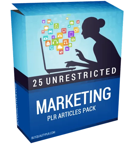 25 Unrestricted Marketing PLR Articles Pack