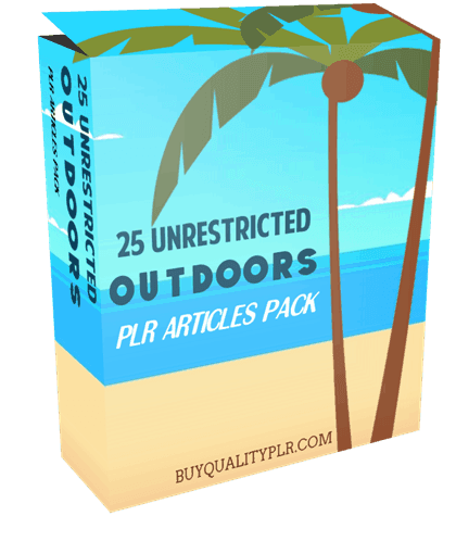 25 Unrestricted Outdoors PLR Articles Pack