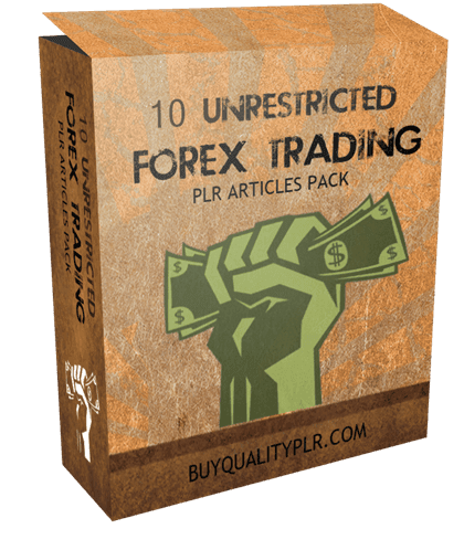 10 UNRESTRICTED FOREX TRADING PLR ARTICLES PACK