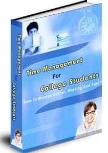 Time Management for College Students Unrestricted PLR eBook