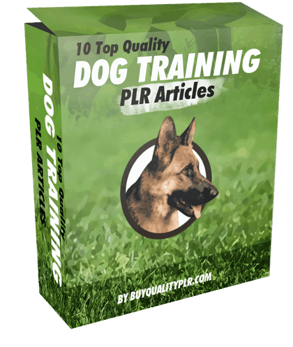 10 Top Quality Dog Training PLR Articles