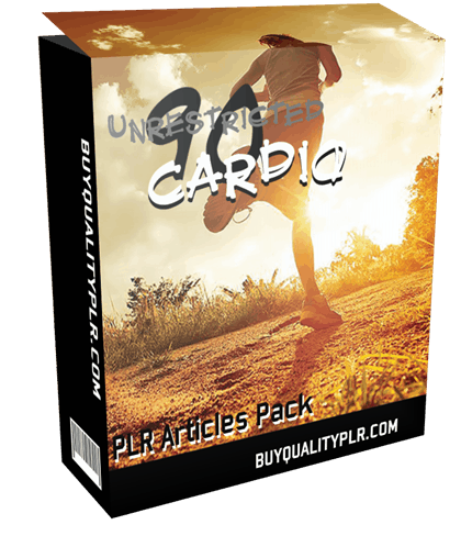 90 Unrestricted Cardio PLR Articles Pack