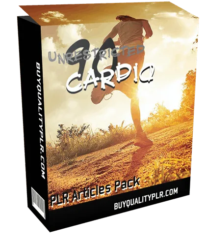 90 Unrestricted Cardio PLR Articles Pack