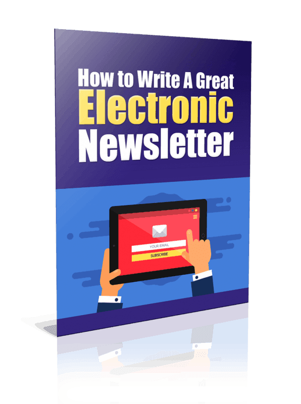 How to Write A Great Electronic Newsletter PLR Report Resell PLR