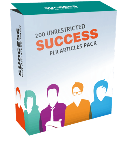 200 Unrestricted Success PLR Articles Pack