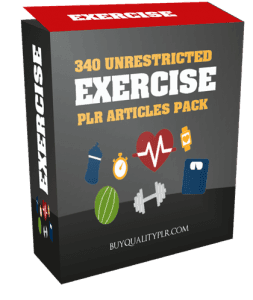 340 Unrestricted Exercise PLR Articles Pack