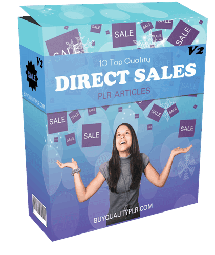 10 Top Quality Direct Sales PLR Articles V2