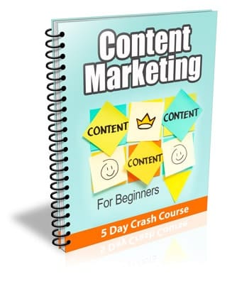 Content Marketing 5 Lessons PLR Newsletter eCourse