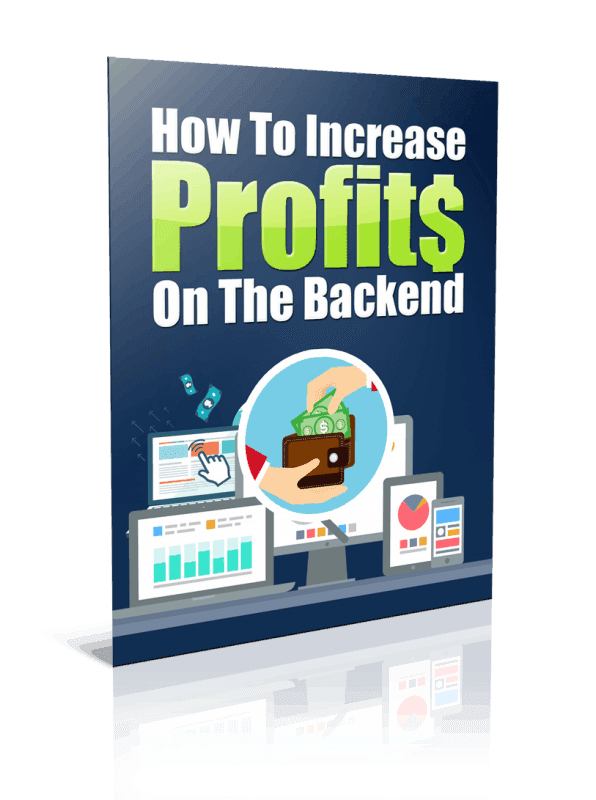 How To Increase Profits On The Backend PLR Report Resell PLR