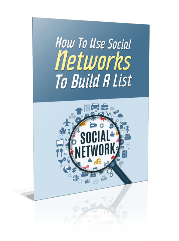 How To Use Social Networks To Build A List PLR Report Resell PLR
