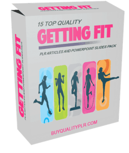 15 Top Quality Getting Fit PLR Articles and PowerPoint Slides Pack