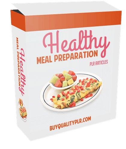 15 Top Quality Healthy Meal Preparation PLR Articles