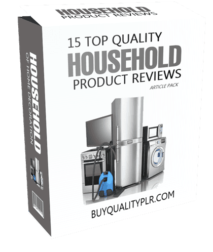 15 Top Quality Household Product Reviews Article Pack