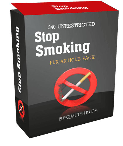 340 Unrestricted Stop Smoking PLR Article Pack