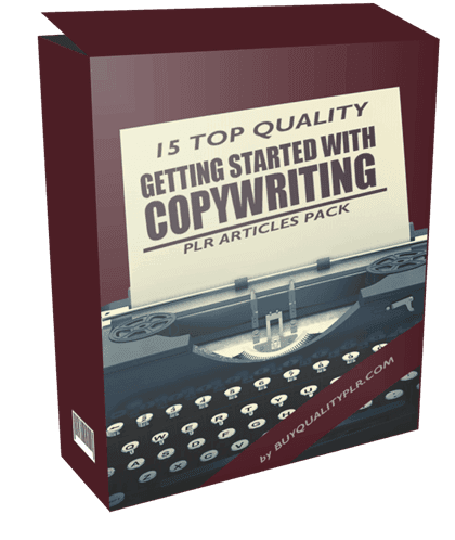 15 Top Quality Getting Started with Copywriting PLR Articles Pack