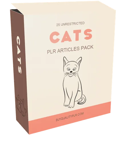 25 Unrestricted Cats PLR Articles Pack 25 Unrestricted Cats PLR Articles Pack