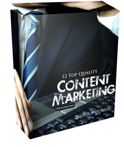 12 Top Quality Content Marketing PLR Articles Pack