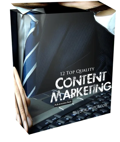 12 Top Quality Content Marketing PLR Articles Pack