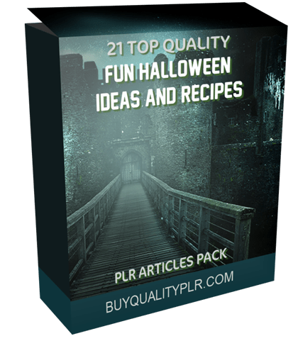 21 Top Quality Fun Halloween Ideas and Recipes PLR Articles Pack