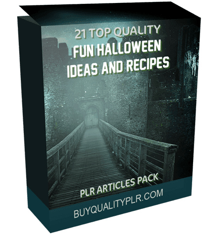 21 Top Quality Fun Halloween Ideas and Recipes PLR Articles Pack