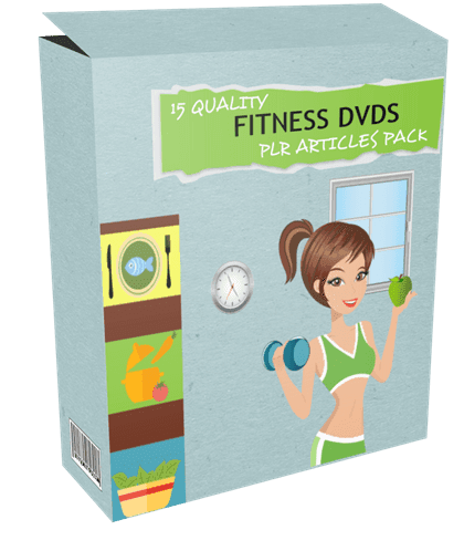 15 Quality Fitness DVDs PLR Articles Pack