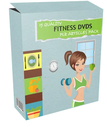 15 Quality Fitness DVDs PLR Articles Pack