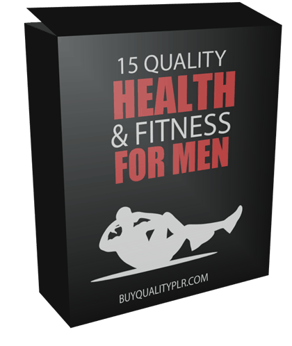 15 Quality Health and Fitness For Men PLR Articles Pack