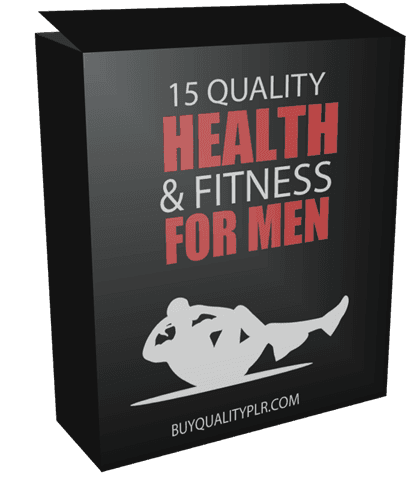 15 Quality Health and Fitness For Men PLR Articles Pack