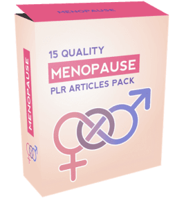 15 Quality Menopause PLR Articles Pack | PLR Content Pack