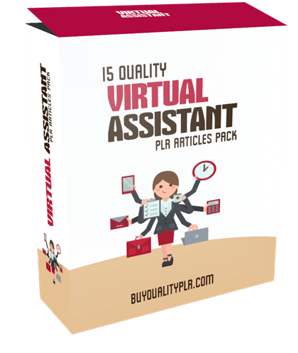 15 Quality Virtual Assistant PLR Articles Pack