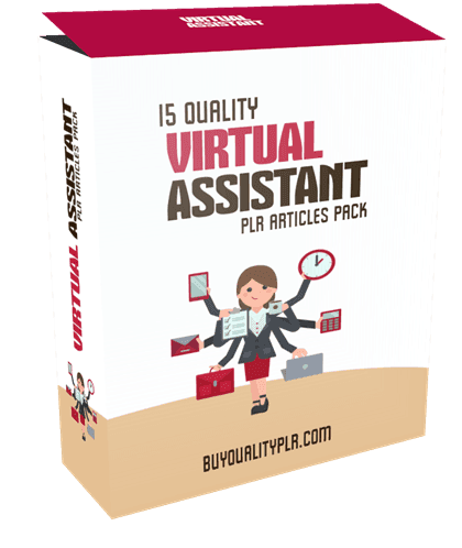 15 Quality Virtual Assistant PLR Articles Pack