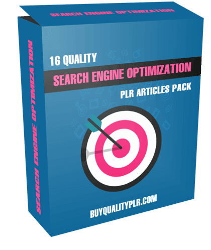 16 Quality Search Engine Optimization PLR Articles Pack