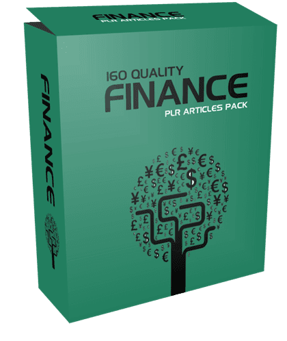 160 Quality Finance PLR Articles Pack