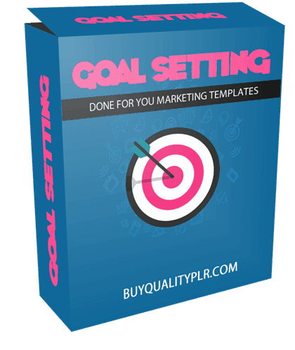 Goal Setting Done For You Marketing Templates