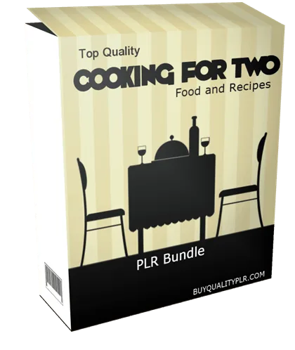 Top Quality Cooking For Two Food and Recipes PLR Bundle