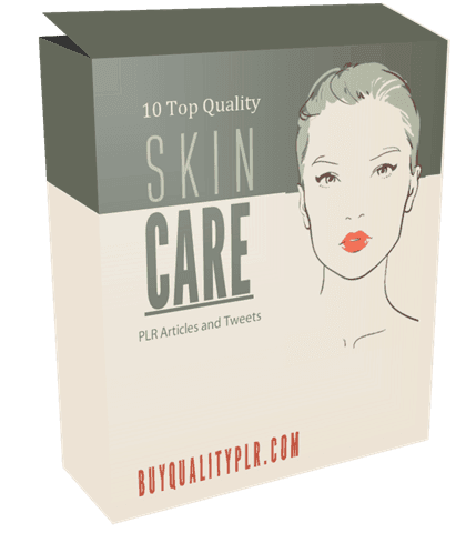 10 Top Quality Skin Care PLR Articles and Tweets Pack