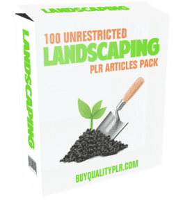 100 Unrestricted Landscaping PLR Articles Pack