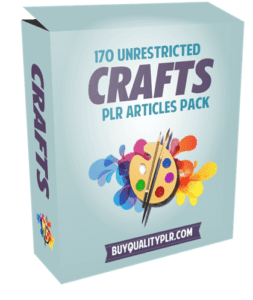 170 Unrestricted Crafts PLR Articles Pack