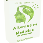 500 Unrestricted Alternative Medicine PLR Articles Pack