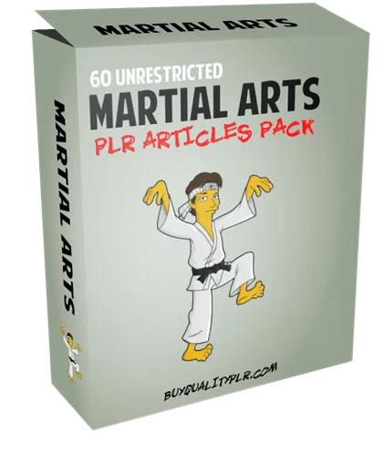 60 Unrestricted Martial Arts PLR Articles Pack