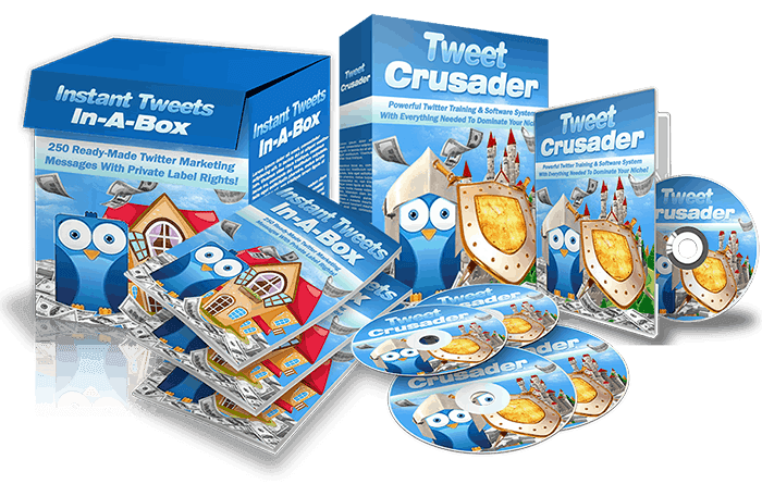 Instant Tweets In A Box PLR Pack Resell PLR