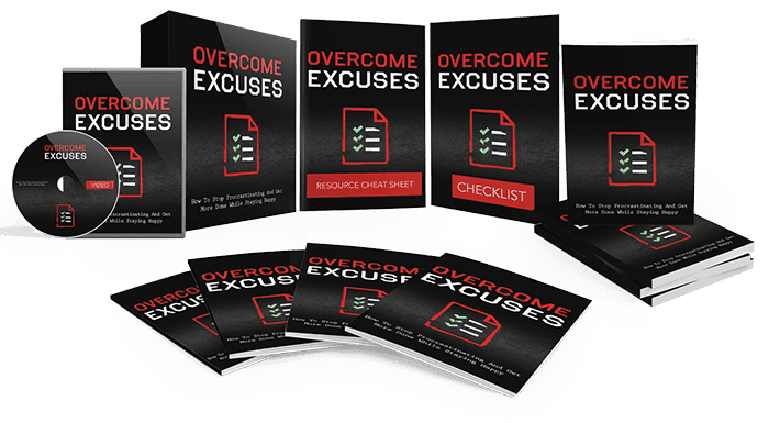 Overcome Excuses Sales Funnel with Master Resell Rights