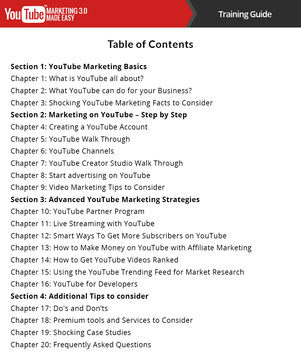 YouTube Marketing 3.0 Made Easy eBook And Videos Package