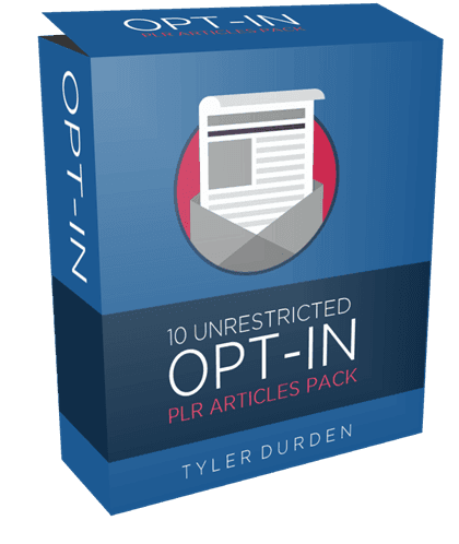 10 Unrestricted Opt-In PLR Articles Pack