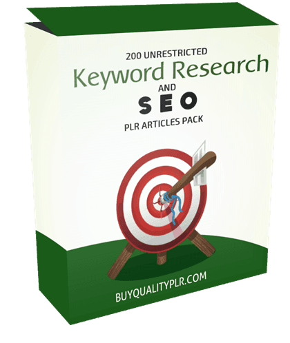 200 Unrestricted Keyword Research And SEO PLR Articles Pack