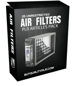 25 Unrestricted Air Filters PLR Articles Pack