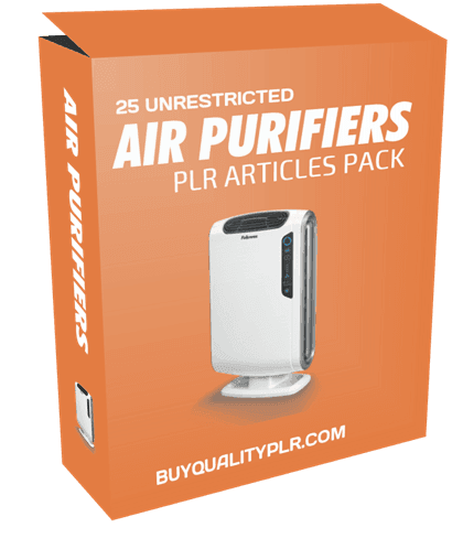 25 Unrestricted Air Purifiers PLR Articles Pack