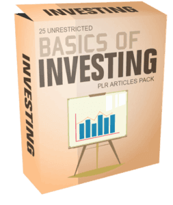 25 Unrestricted Basics of Investing PLR Articles Pack